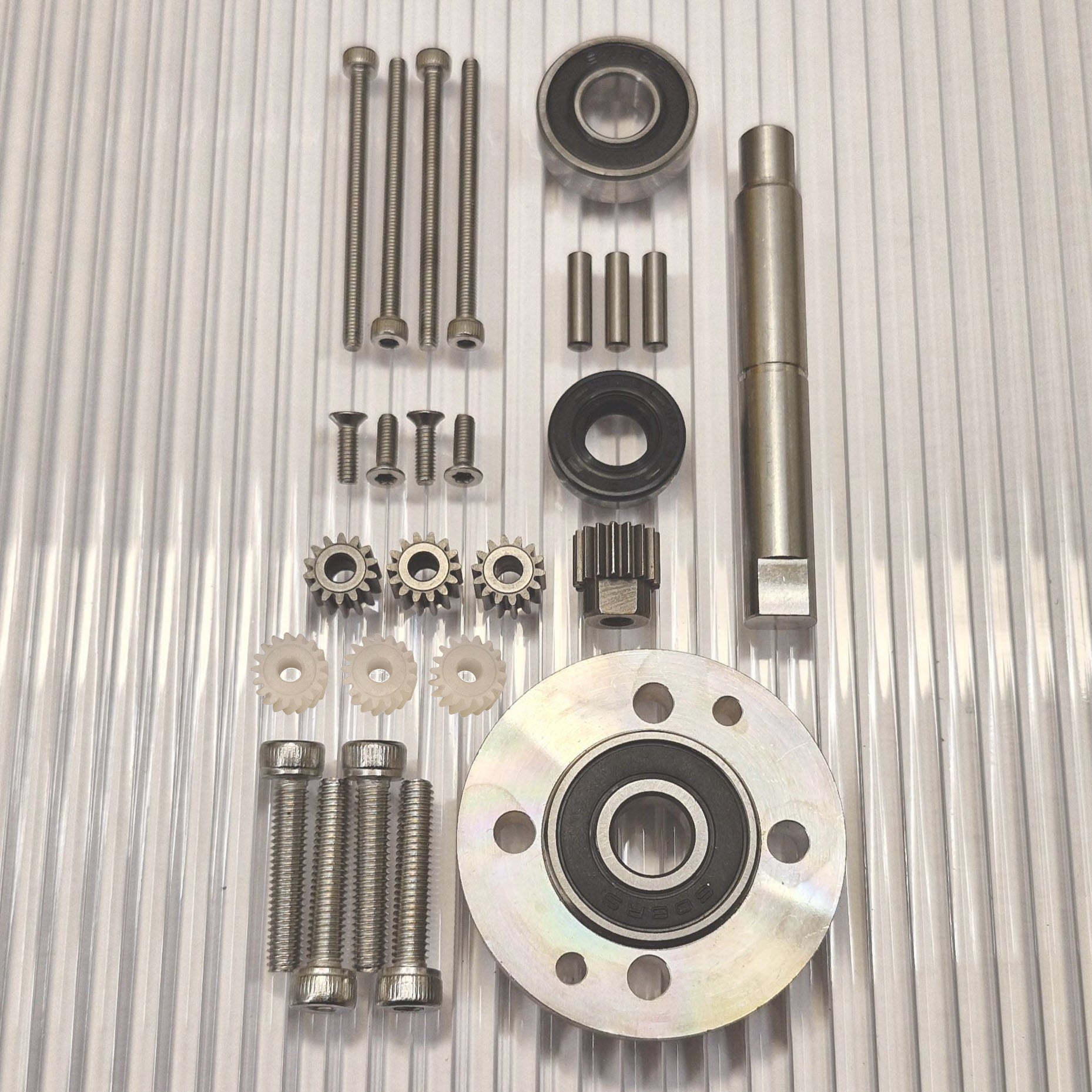 Repair kit small machines with improved bearing solution 1pcs 3pcs plastic gears