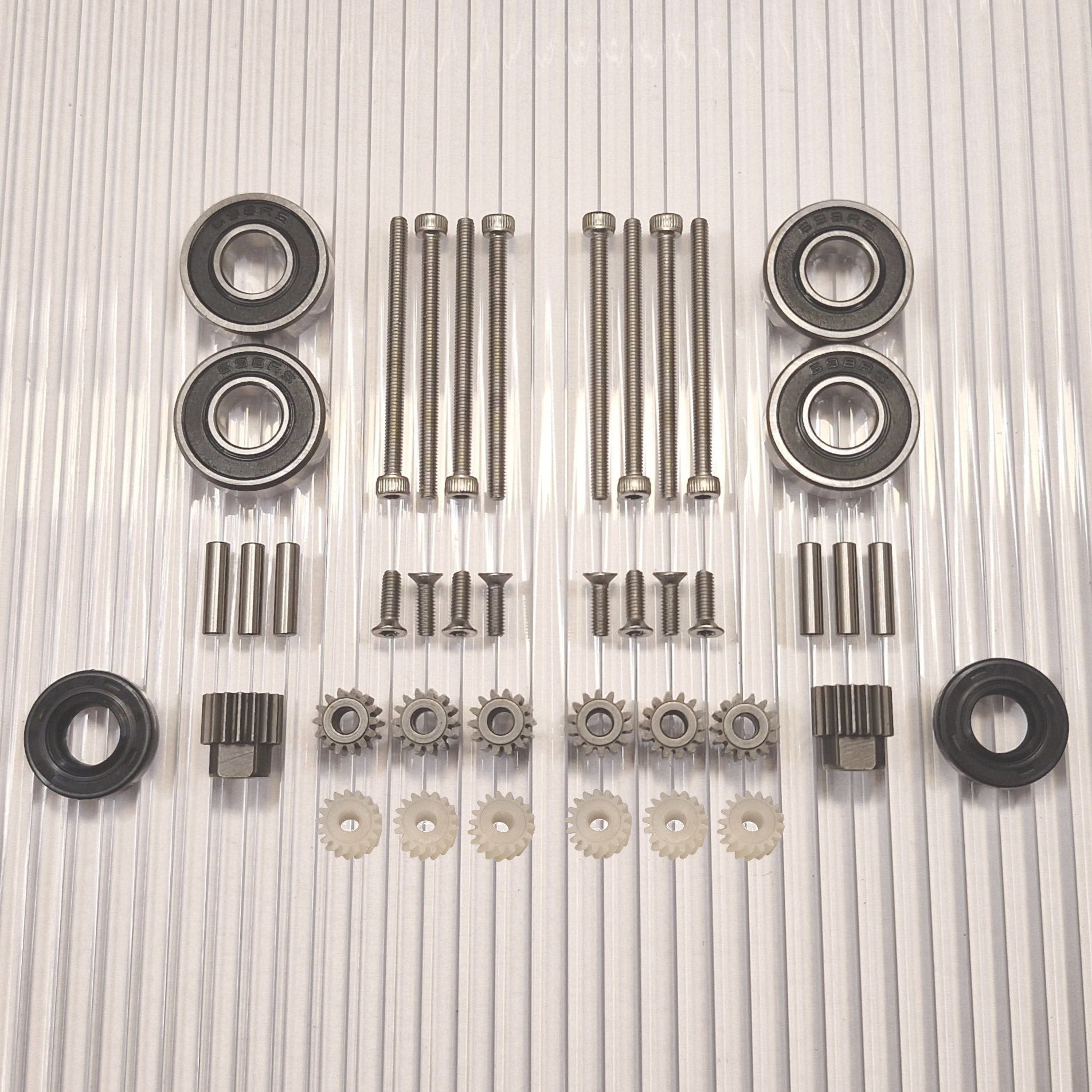 Repair kit small machines with seal 2pcs 6pcs plastic gears