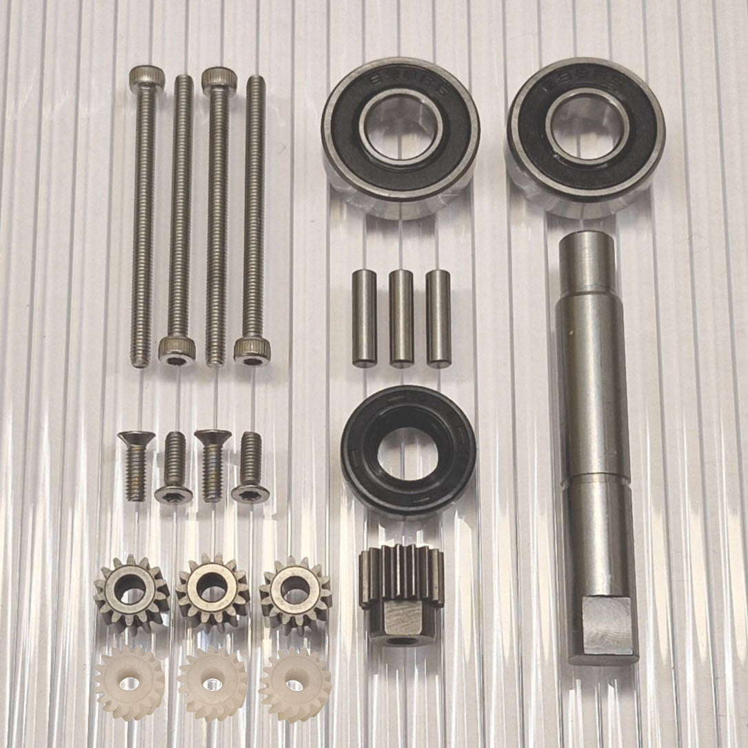 Repair kit small machines with shaft 1pcs 3pcs plastic gears